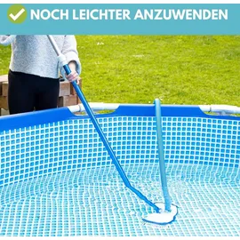 amapool Pool-Bodensauger Deluxe Kunststoff