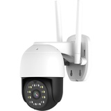 INKOVIDEO INKO-TY509 4 MP WLAN PTZ Überwachungskamera mit Smart H.264+ Videokomprimierung, Bewegungserkennung, Nachtsicht bis zu 25 m, Zwei-Wege-Audio, ONVIF, unterstützt MicroSD-Karten bis zu 128 GB