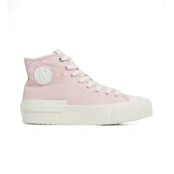 Pepe Jeans für Damen. PLS31554 Turnschuhe Samoi Divided rosa (38), Wohnung, Schnürsenkel, Lässig