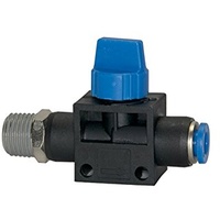 Riegler Absperrventil »Blaue Serie Steckanschluss, R 3/8 a., Schl.-