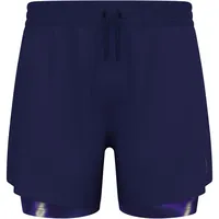 Odlo Herren Zeroweight 5 Inch Print 2-in-1 Shorts (Größe