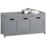 SoBuy FSR80 90 x 45 x 35 cm grau / grau