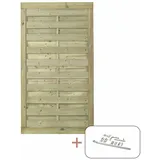 Plus Einzeltor 100 x 180 cm Natur Holz