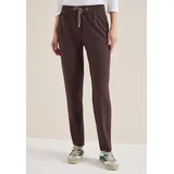 Cecil Style Tracey Comfort Fit Stoffhose Braun S
