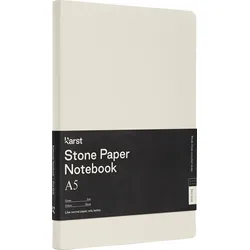 Karst Notizbuch A5 144 Seiten beige liniert weicher Einband