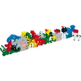 Small Foot Company Steckpuzzle Buchstaben- und Zahlentiere 2841