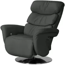 HIMOLLA Relaxsessel 7628 Leder 83 x 109 x 90 cm Schwarz mit Relax-Funktion