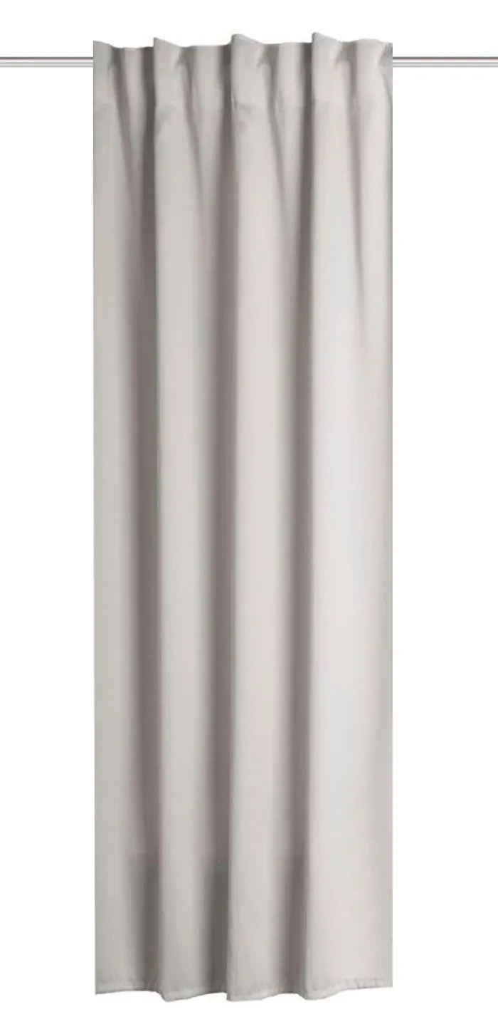 Schmidt Fertiggardine Blacky 140 x 245 cm Polyester Silber