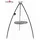 Cook King Schwenkgrill 200 cm inkl. Grillrost Ø 50 cm + Kurbel Rohstahl