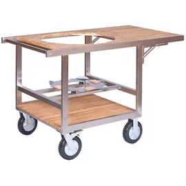 Monolith Grilltisch Buggy Edelstahl weiß