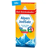 Bad Reichenhaller Jodsalz Fluorid + Folsäure 500 g, 24 er Pack