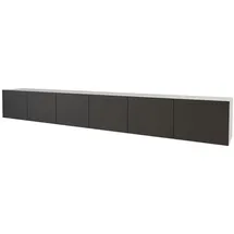 altdecor ELIO Lowboard 300 cm Schwarz/Weiß Holzwerkstoff