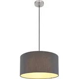 GLOBO Pendelleuchte dimmbar 1-flg. 40 cm rund anthrazit