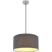 GLOBO Pendelleuchte dimmbar 1-flg. 40 cm rund anthrazit