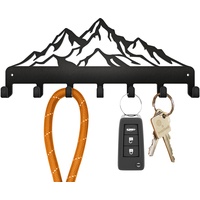 Beautiwall - Schlüsselbrett Stahl Schlüssel Aufhänger (Berge)