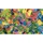 Showgear Konfetti Rechteckig 1 kg 55 x 17 mm Mehrfarbig