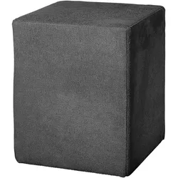 Polsterhocker HOME AFFAIRE, grau (anthrazit), B:40cm H:50cm T:40cm, Hocker, Polsterhocker eckig, stoffbezogen