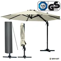 Brast Alu Ampelschirm Ø300cm Beige