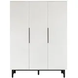 Home Deluxe Kleiderschrank NYLA 150 x 200 cm Holzwerkstoff weiß