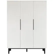 Home Deluxe Kleiderschrank NYLA 150 x 200 cm Holzwerkstoff weiß