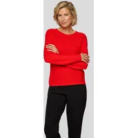 Rabe Strickpullover, mit Rundhalsausschnitt Rabe safran