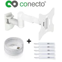 Conecto TV Wandhalterung für 10-42 Zoll (ca.25-107cm) Flach &