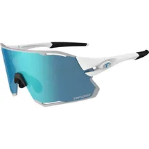 Tifosi Rail Race Matte WEISS AUSTAUSCHBARE RADSONENBRILLE (2 GLÄSER) Clarion BLAU/KLARE 2023