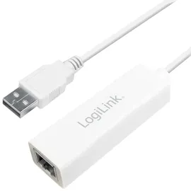 Logilink UA0144B Netzwerkadapter 100 MBit/s USB-A (USB 2.0), RJ45