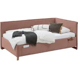 Meise Möbel meise.möbel Polsterbett Fun Stoff Rosa Rose