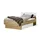 Möbel Kraft Bett ¦ holzfarben ¦ Maße (cm): B: 97 H: 91
