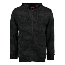 Tom Collins Hooded Sweatjacke Huntsman schwarz, Größe 3XL