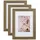 Ideal Trend Bilderrahmen Eiche braun 30x45 cm 3er Set
