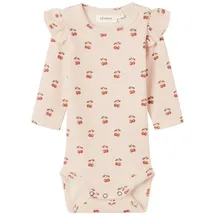 luksusbaby Lil' atelier baby Damen Nbflavo Eve Ls Slim Body Lil, Silver Peony, Numeric_80 - numeric_80