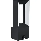 EGLO Außenleuchte Aluminium 29,0 cm IP44 inkl. LED-Lampe schwarz