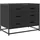 vidaXL Schubladenschrank Holzwerkstoff 70x41x56 cm Schwarz