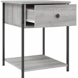 vidaXL Nachtschrank 2 Stk. 44 x 45 x 58 cm Grau