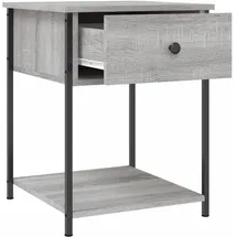 vidaXL Nachtschrank 2 Stk. 44 x 45 x 58 cm Grau