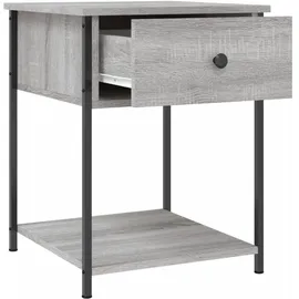 vidaXL Nachtschrank 2 Stk. 44 x 45 x 58 cm Grau