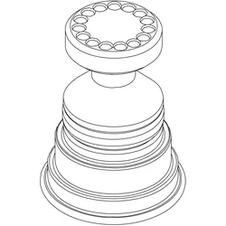 hansgrohe Ersatz-Schraube 95796000, Ersatzteile, chrom
