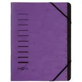 Pagna Ordnungsmappe 12 Fächer violett, 1 St.
