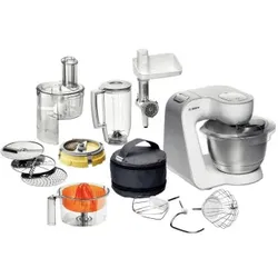 Bosch MUM 54251 Küchenmaschine Serie 4. Fleischwolf. Standmixer. Mixer. Entsafter. Zerkleinerer in einem