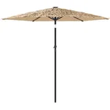 vidaXL Sonnenschirm 388 x 388 cm Braun
