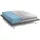 Talamo Italia - Doppelmatratze Sveva, Herausnehmbare Matratze aus Memory Foam und Waterfoam, 100% Italy, Anti-milbe und hypoallergen, Cm 140x200 h21