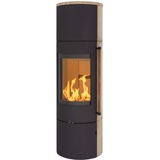 H&M Germany Kaminofen EVO 2.1 XL Sandstein Schwarz Ofen Heizofen Holzofen Kamin 7kw