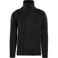 normani Outdoor Sports Herren-Strickjacke Istrup in Schwarz | Gr.: 3XL