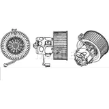 mahle Innenraumgebläse für BMW 5 (F10) u.a.