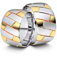 Trauringe Cuxhaven 585er Weifl-/Gelbgold - 4553