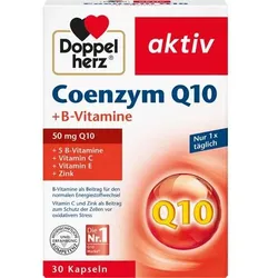 DOPPELHERZ Coenzym Q10+B Vitamine Kapseln 30 St