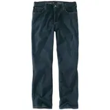 CARHARTT Carhartt, Herren, Jeans, Rugged Flex Relaxed Straight Jean, Blau,