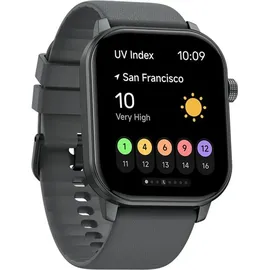 Zeblaze GTS 3 GPS 40 mm Aluminiumgehäuse Grau Sportarmband Grau One Size
